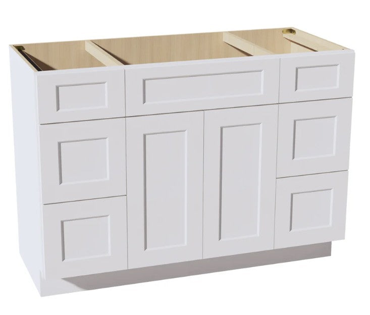 VSD60D: Vanity Side Drawer Base Cabinet Single Basin