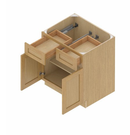 B42: Oak Shaker 42" Standard Base Cabinet