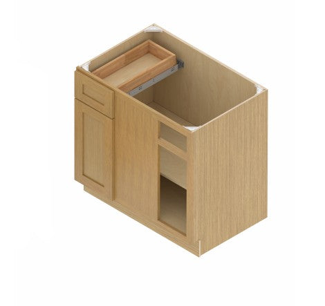 BLB36/39: Oak Shaker Base Blind Comer
