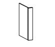 DWR1.5: Oak Shaker Dishwasher Return 1.5"
