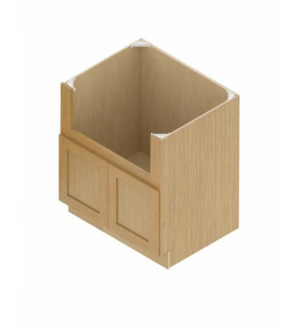FSB36: Oak Shaker Farm Sink Base