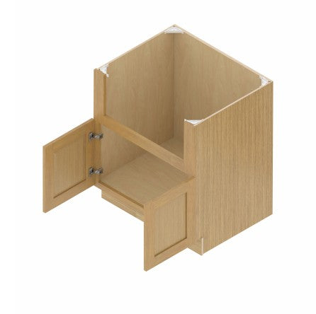 FSB36: Oak Shaker Farm Sink Base