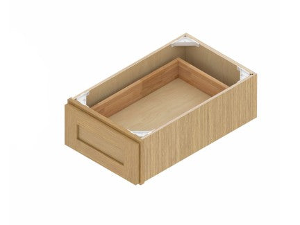 KD24/30: Oak Shaker Vanity Knee Drawer 24"