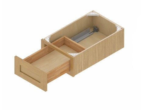 KD30/36: Oak Shaker Vanity Knee Drawer 30"