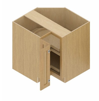 LSB3309: Oak Shaker 33" Laze Susan Base Cabinet