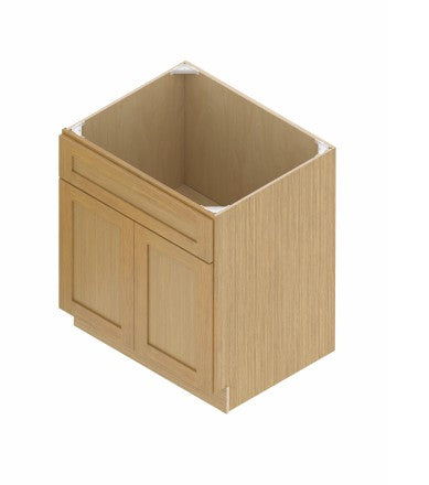 SB30: Oak Shaker 30" Standard Sink Base Cabinet