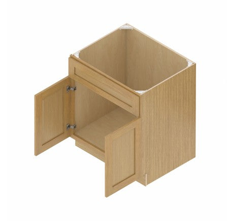 SB30: Oak Shaker 30" Standard Sink Base Cabinet