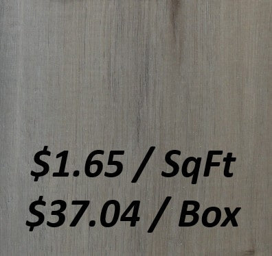 WP6202  Vinyl Flooring 5.0+1.5MM 22.45 SQFT/BOX    $1.65/SqFt