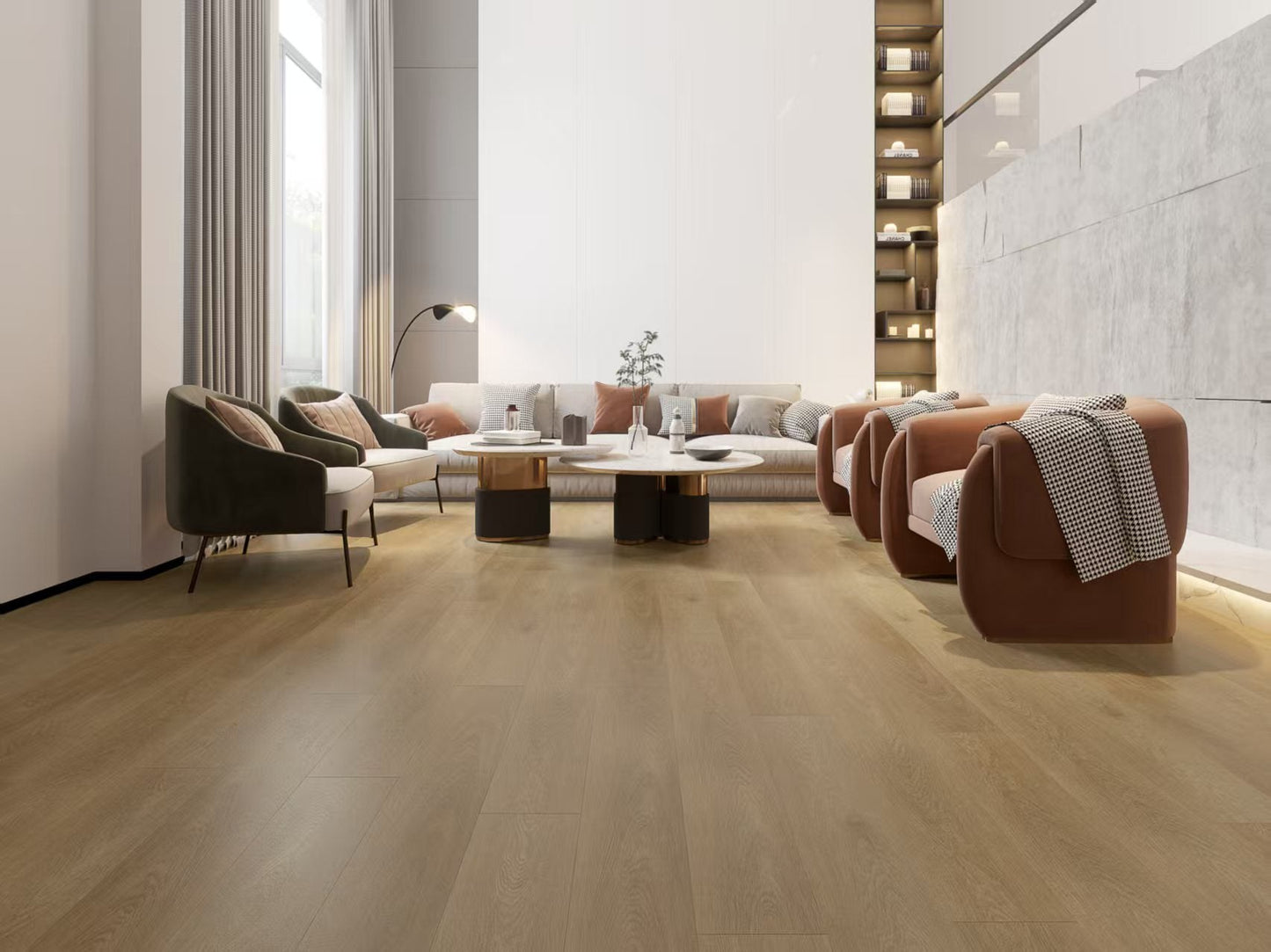SPC8101 Vinyl Flooring 6.5+1.5MM 18.00SQFT/BOX   $2.05/SqFt