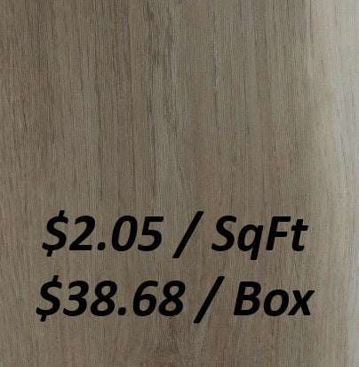 SPC8103 Vinyl Flooring 6.5+1.5MM 18.87SQFT/BOX  $2.05/SqFt