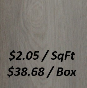 SPC8104 Vinyl Flooring 6.5+1.5MM 18.87SQFT/BOX $2.05/SqFt