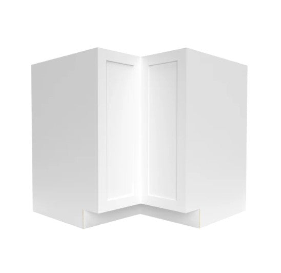 LSB3309: White Shaker 33" Laze Susan Base Cabinet