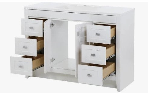 VSBC48: Vanity Side Drawer Base Cabinet Single Basin
