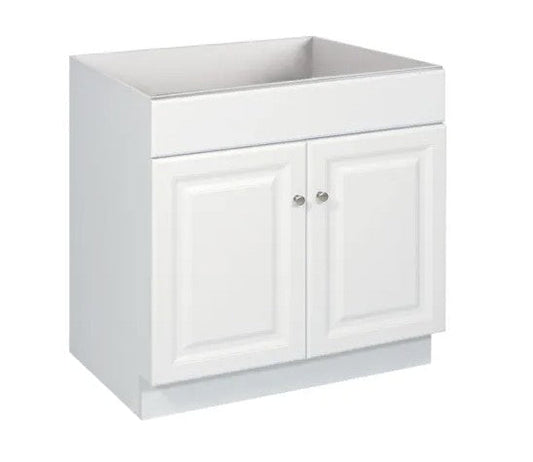 VSB27: White Shaker 27" Vanity Sink Base Cabinet