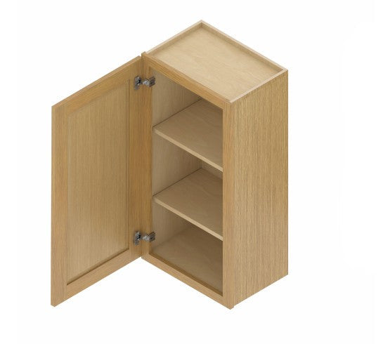 W1536:  Oak Shaker Wall 15"Upper Cabinet