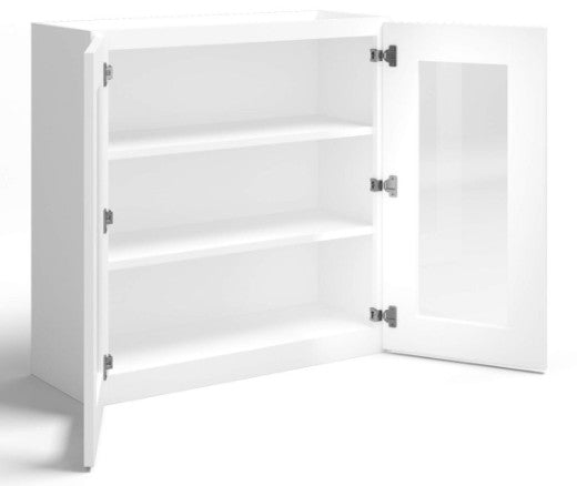 W2430/GD: Wall 24"Upper Cabinet with Glass Door