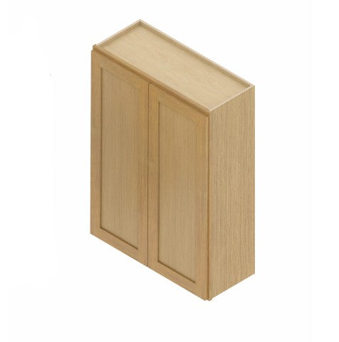W3640/W3642: Oak Shaker Wall 36"Upper Cabinet
