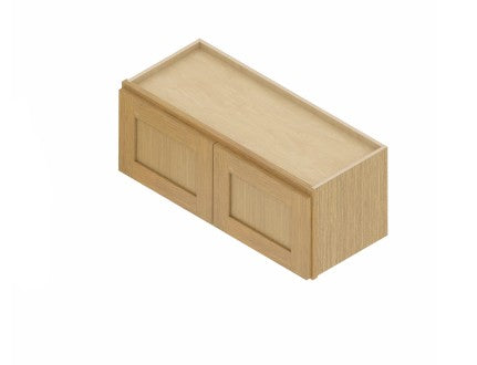 W3612: Oak Shaker Wall 36"Upper Cabinet