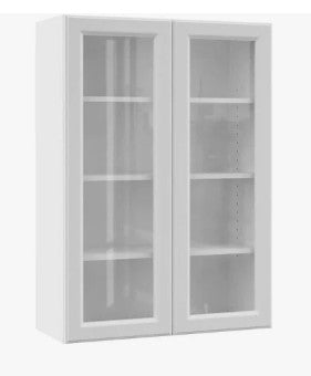 W3340/GD: Wall 33"Upper Cabinets with Glass Door