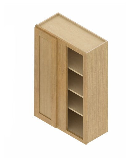 WBC3040/42: Oak Shake Wall Blind Cabinets 30"