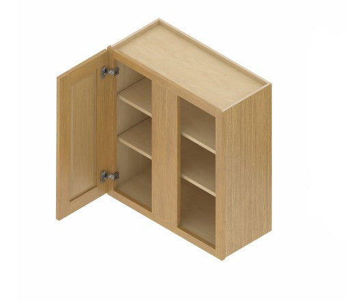 WBC3030: Oak Shaker Wall Blind Cabinets 30"