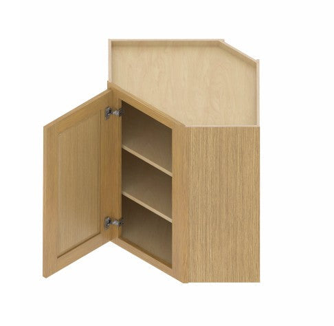 WDC2430: Oak Shaker Wall Diagonal Cabinet 24"Upper Cabinet