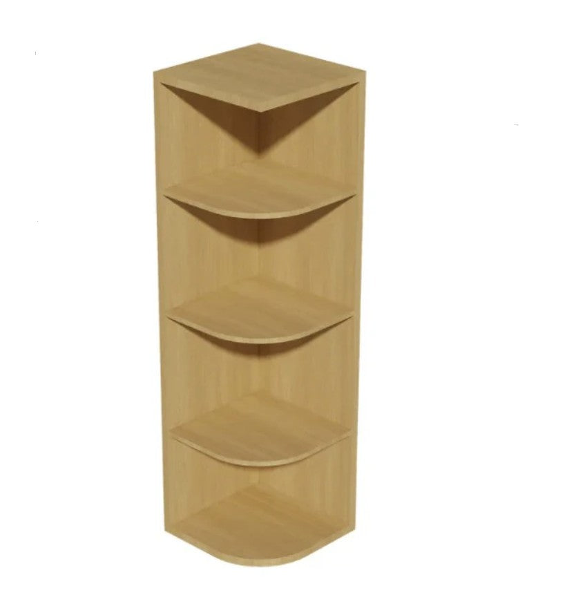 WES1240K: Oak Shaker Wall End With Open Shelf 12"