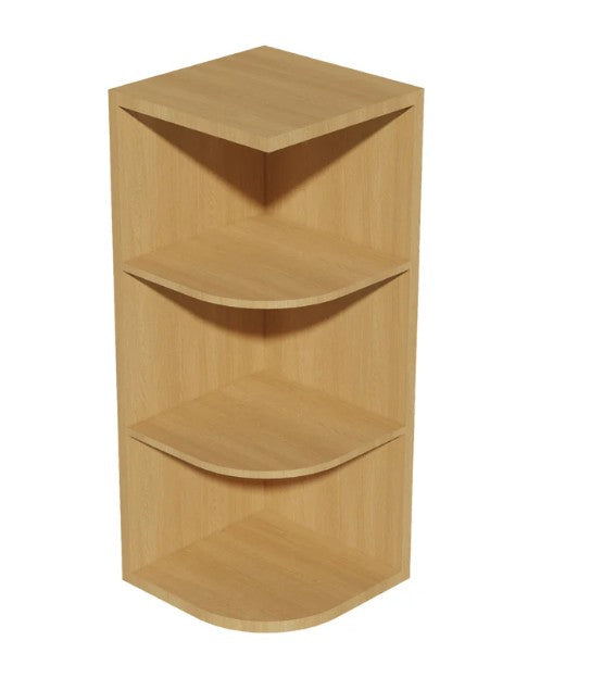 WES1230K: Oak Shaker Wall End With Open Shelf 12"