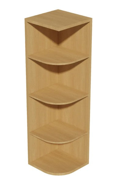 WES1240K: Oak Shaker Wall End With Open Shelf 12"