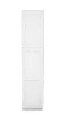 WP189424 White Shaker: Pantry 18"W*94"H*24"D-2D-5S