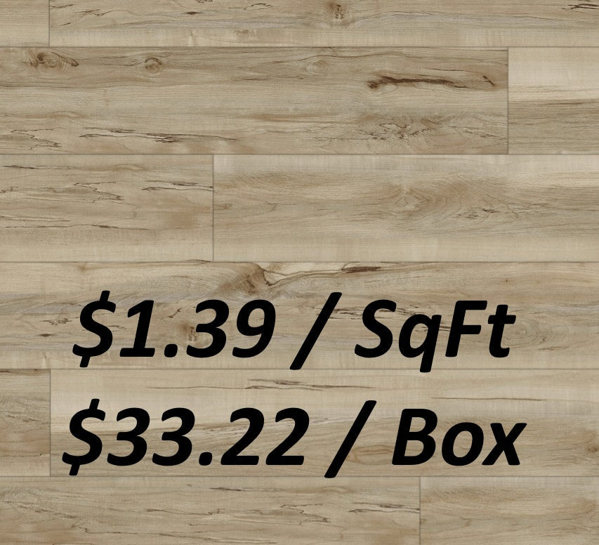 WP5509 Vinyl Flooring 4+1.5MM 23.90 SqFt/BOX  $1.39/SqFt