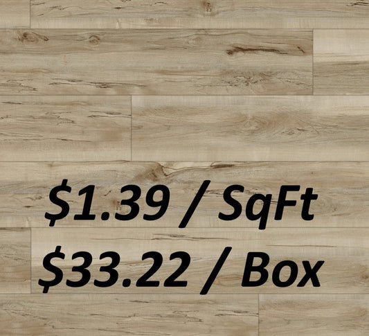 WP5509 Vinyl Flooring 4+1.5MM 23.90 SqFt/BOX  $1.39/SqFt