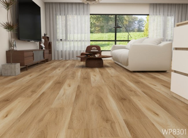 WP8301 Vinyl Flooring 6.5+1.5MM 18.75 SqFt/BOX  $2.05/SqFt