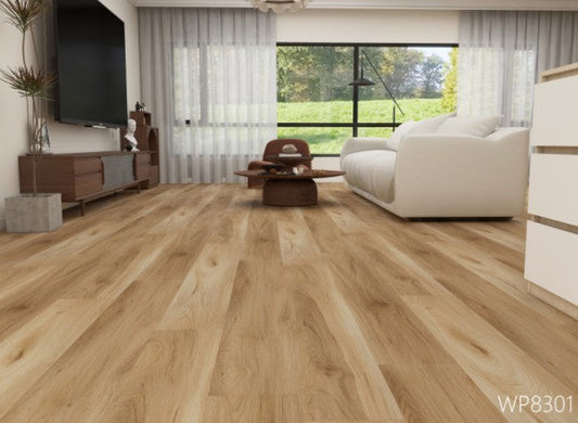 WP8301 Vinyl Flooring 6.5+1.5MM 18.75 SqFt/BOX  $2.05/SqFt