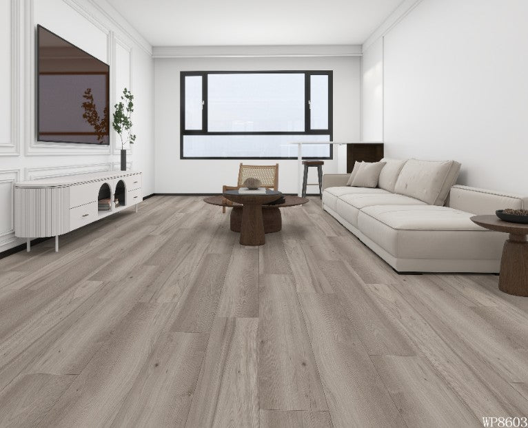 WP8603 Vinyl Flooring 6.5+1.5MM 18.75 SqFt/BOX   $2.05/SqFt