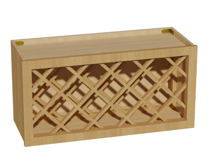 WR3015: Oak Shake Wine Rack 30"