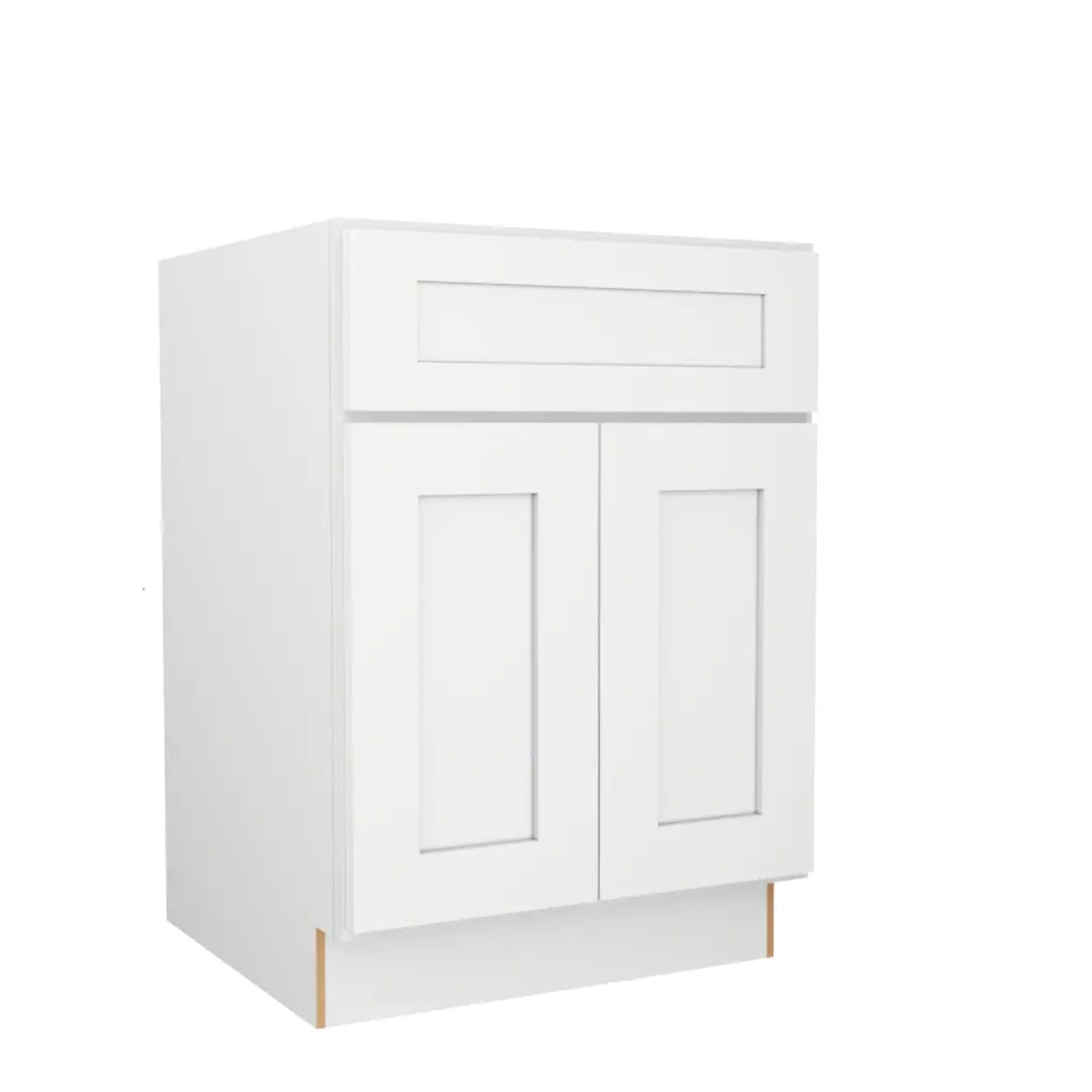 B30: White Shaker Standard Base Cabinet